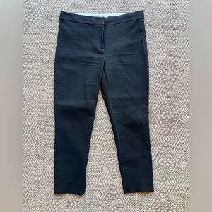 Diane Von‎ Furstenberg DVF Black Sparkle Ankle Zip Pants Womens Size 8 Holiday